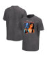 ფოტო #1 პროდუქტის Men's Black Distressed Aaliyah Collage Washed Graphic T-shirt