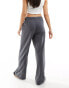 Lindex Liza lounge sweat pant in charcoal grey Черный, L - фото #3