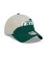 ფოტო #4 პროდუქტის Men's Cream, Green New York Jets 2023 Sideline Historic 9TWENTY Adjustable Hat