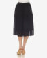 Фото #2 товара Women's Chiffon Pleated Midi Skirt