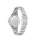 ფოტო #3 პროდუქტის Unisex Three Hand Code One Small Silver-Tone Stainless Steel Bracelet Watch 35mm