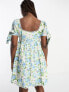 Фото #3 товара Платье The Frolic с пышными рукавами, каймой и винтажным цветочным узором