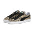 Фото #5 товара Puma Suede Animal 39110801 Mens Black Suede Lifestyle Sneakers Shoes