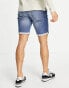 Фото #2 товара Only & Sons denim shorts in mid blue