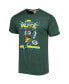 ფოტო #3 პროდუქტის Men's Aaron Rodgers Heathered Green Green Bay Packers Nfl Blitz Player Tri-Blend T-shirt