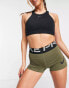 Фото #1 товара Nike Pro Training GRX 3 inch booty shorts in khaki