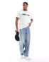 PS Paul Smith t-shirt with multi logo in white