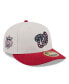 Men's Red Washington Nationals 2024 Fourth of July Low Profile 59FIFTY Fitted Hat Зеленый, 7 1/4 - фото #1