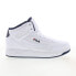 Фото #1 товара Fila Taglio 1BM01040-125 Mens White Synthetic Lifestyle Sneakers Shoes 12