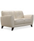 Myia 82" Tufted Back Leather Sofa and 62" Loveseat Set, Created for Macy's