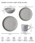 Studio Grey 4 Piece Coupe Dinner Plate Set