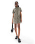 Фото #4 товара Noisy May denim dress in khaki