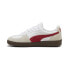 Фото #3 товара Puma Palermo Leather 39646405 Mens White Leather Lifestyle Sneakers Shoes