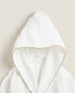 Фото #4 товара Children's velour bathrobe with trim detail