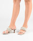 ფოტო #14 პროდუქტის Women's Monyka Woven Double Band Dress Sandals