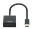 Manhattan USB-A to HDMI Cable - 1080p@60Hz - Converts USB 3.2 Gen1 (aka USB 3.0) signal to HDMI - 15cm - Black - Male to Female - Three Year Warranty - Retail Box - Wired - USB 3.2 Gen 1 (3.1 Gen 1) Type-A - Black - 1920 x 1080 pixels - 60 Hz - Plastic