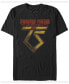 Фото #1 товара Twisted Sister Men's Metal Rock N Roll Logo Short Sleeve T-Shirt