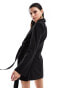 Фото #4 товара Pretty Lavish blazer mini dress in black