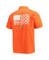 ფოტო #4 პროდუქტის Men's Orange Clemson Tigers Slack Tide Camp Button-Up Shirt