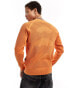 G-star pullover knitted jumper in orange Оранжевый, XL - фото #3