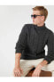 Фото #1 товара Turtleneck Sweater Knitted Detailed