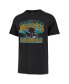 Фото #2 товара Men's Black Distressed Jacksonville Jaguars Amplify Franklin T-shirt