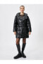 Пуховик Koton Quilted Hooded Long Coat