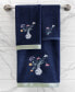 Фото #2 товара Textiles Turkish Cotton Stella Embellished Hand Towel Set, 2 Piece