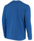 Фото #3 товара Men's Royal Indianapolis Colts Maverick Thermal Henley Long Sleeve T-shirt