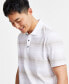 Фото #3 товара Men's Regular-Fit Supima Knit Interlock Striped Polo Shirt, Created for Macy's