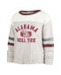 Фото #3 товара Women's Oatmeal Distressed Alabama Crimson Tide All Class Lena Long Sleeve T-shirt