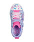 Фото #3 товара Toddler Girls’ Twinkle Toes: Twinkle Sparks - Ombre Flutter Stay-Put Light-Up Casual Sneakers from Finish Line