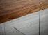 Esstisch aus Nussbaumholz mit Glasbeinen