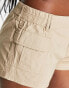 Фото #4 товара New Look parachute cargo shorts in stone