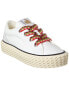 Lanvin Baskets Basses Curbies Canvas Sneaker Men's White 40