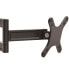 StarTech.com Wall-Mount Monitor Arm - Dual Swivel - 15 kg - 33 cm (13") - 68.6 cm (27") - 75 x 75 mm - 100 x 100 mm - Black