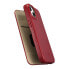 Фото #10 товара Чехол для iPhone 14 Plus от ICARER из премиальной кожи CE Oil Wax вишневый