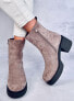 Фото #2 товара Ботинки RUFFIN на устойчивом каблуке в хаки Sturdy Heels