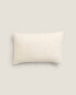 Фото #1 товара Textured silk cushion cover