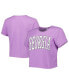 ფოტო #1 პროდუქტის Women's Purple Georgia Bulldogs Core Fashion Cropped T-shirt