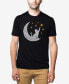 Фото #6 товара Cat Moon - Men's Premium Blend Word Art T-Shirt