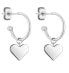 Фото #1 товара Romantic round earrings 2in1 TJ-0031-E-15