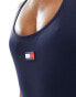 Фото #2 товара Tommy Jeans heritage swimsuit in navy