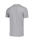 ფოტო #3 პროდუქტის Men's and Women's Heather Gray Phoenix Suns Hardwood Classics MVP Throwback Logo T-shirt