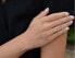 Романтическое стальное кольцо с бабочкой clear, silver - фото #8