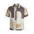 Фото #1 товара Рубашка Jack & Jones Blackarnaby Print Resort Plus Size с коротким рукавом