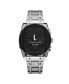ფოტო #10 პროდუქტის Men's Echelon Platinum Series Diamond (3 ct. t.w.) Stainless Steel Watch, 41Mm