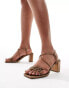 Public Desire Taryn strappy block heel sandals in bronze