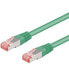 Wentronic CAT 6 Patch Cable S/FTP (PiMF) - green - 2 m - Cat6 - S/FTP (S-STP) - RJ-45 - RJ-45