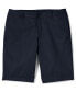 ფოტო #2 პროდუქტის Women's School Uniform Tall Plain Front Blend Chino Shorts